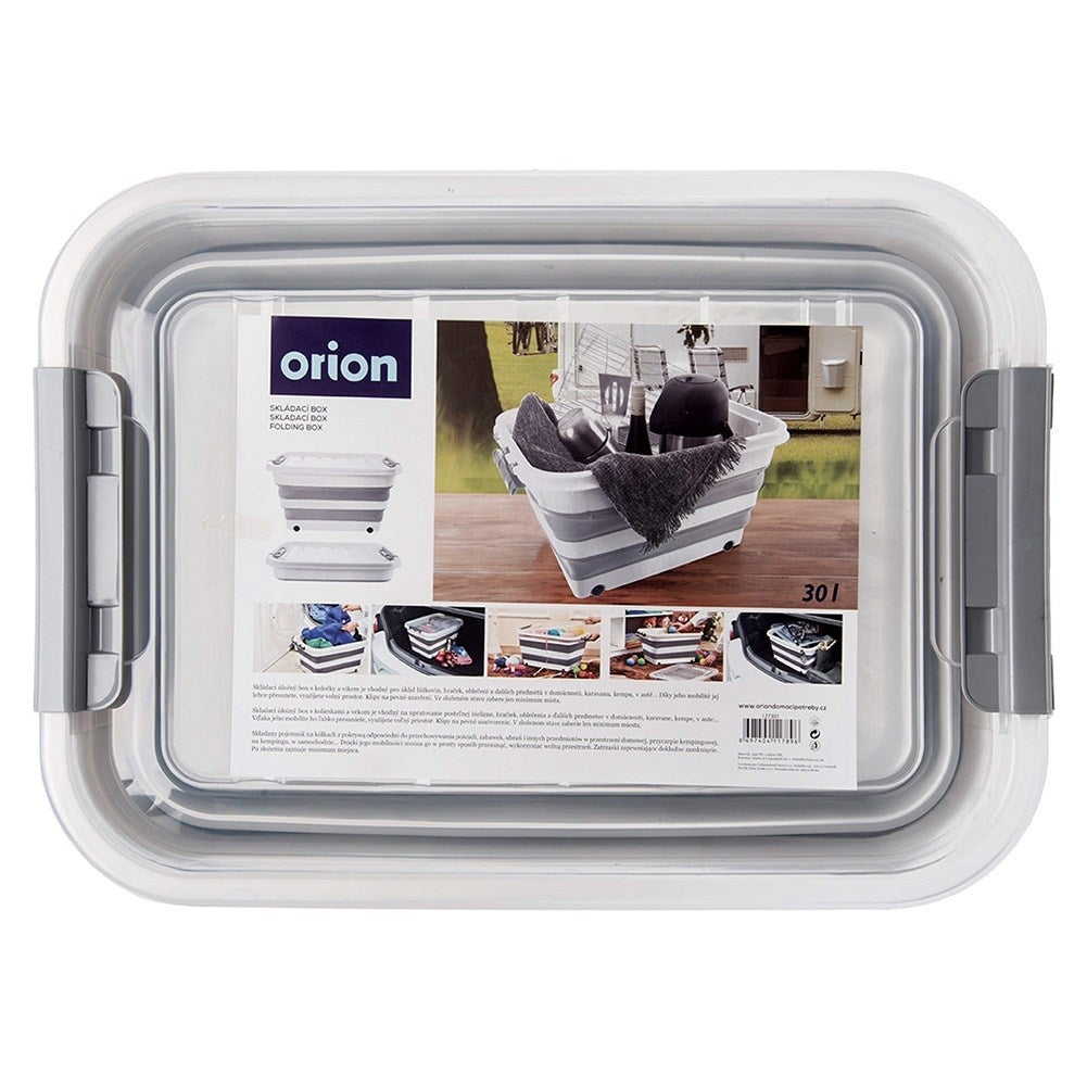 KEMP 30 l foldable storage container on wheels