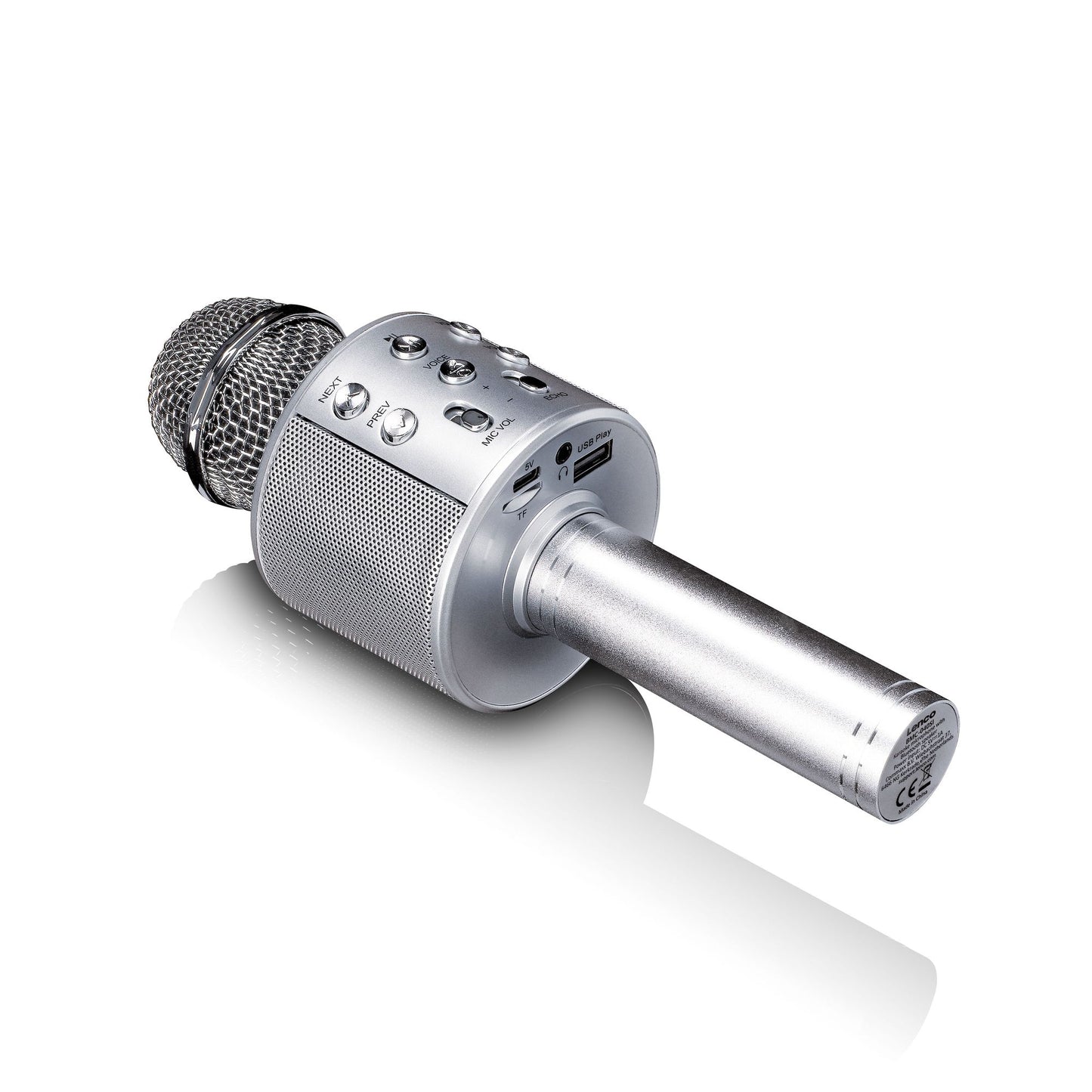 Karaoke Microphone with Bluetooth, USB, Micro SD Player