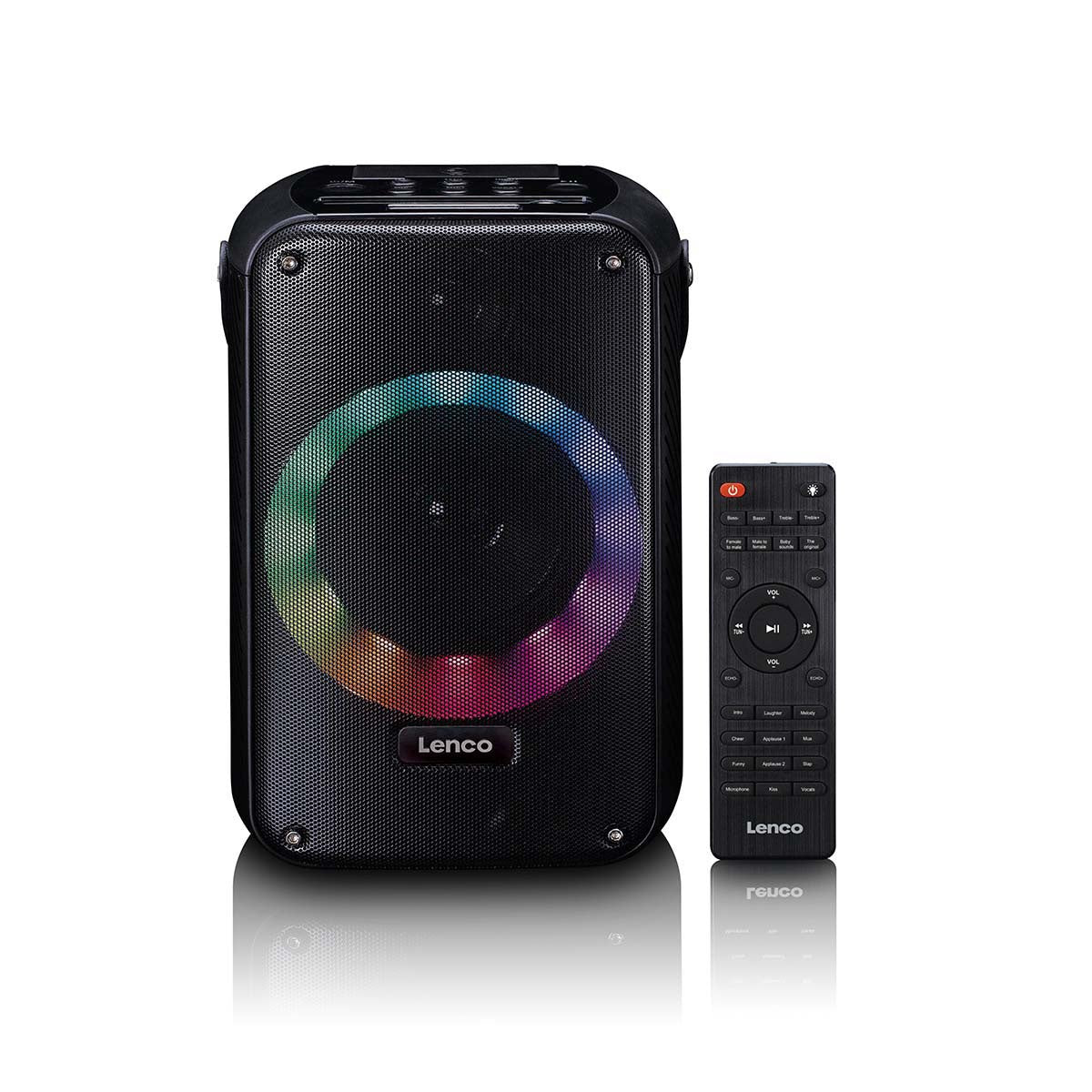 Karaoke System with Bluetooth, LED Lights, Wireless Mic