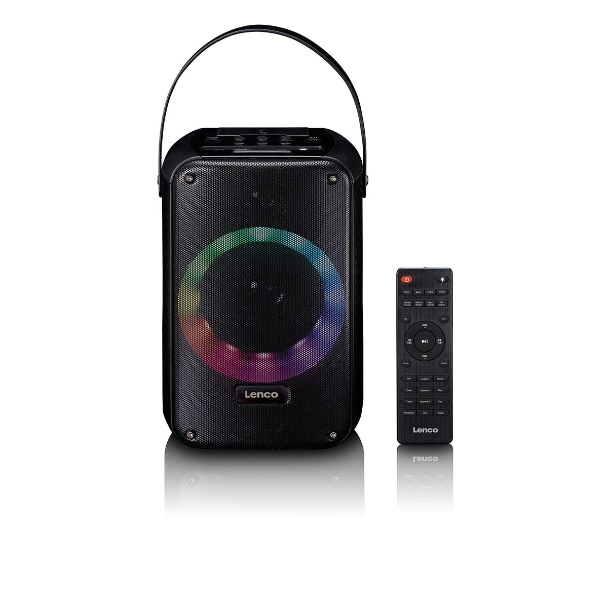 Karaoke System with Bluetooth, LED Lights, Wireless Mic