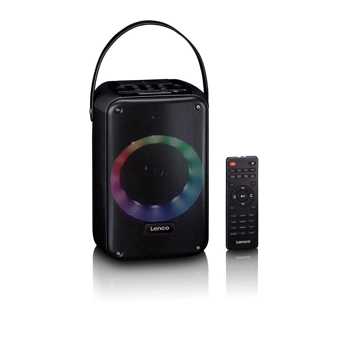 Karaoke System with Bluetooth, LED Lights, Wireless Mic