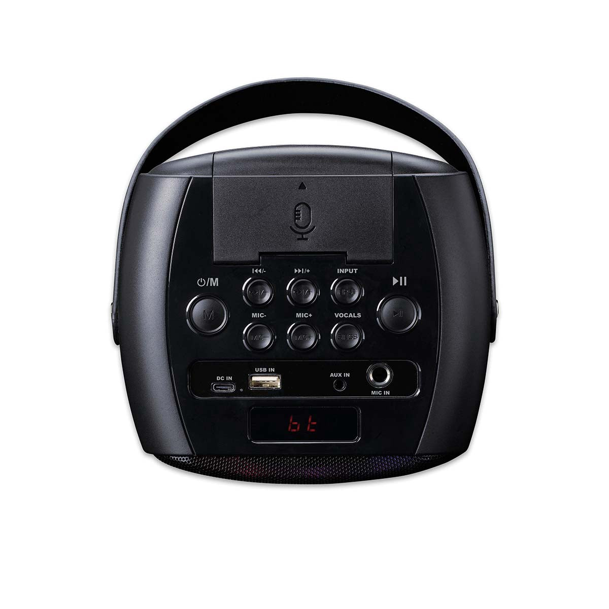 Karaoke System with Bluetooth, LED Lights, Wireless Mic