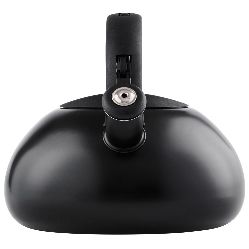 Kettle: Automatic Whistle, Stainless Steel, Matte Black