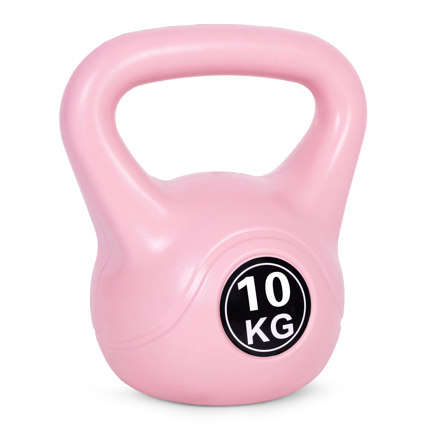 Kettlebell 10 kg for exercise, dumbbell, weight ball, fitness load, pink, ModernHome