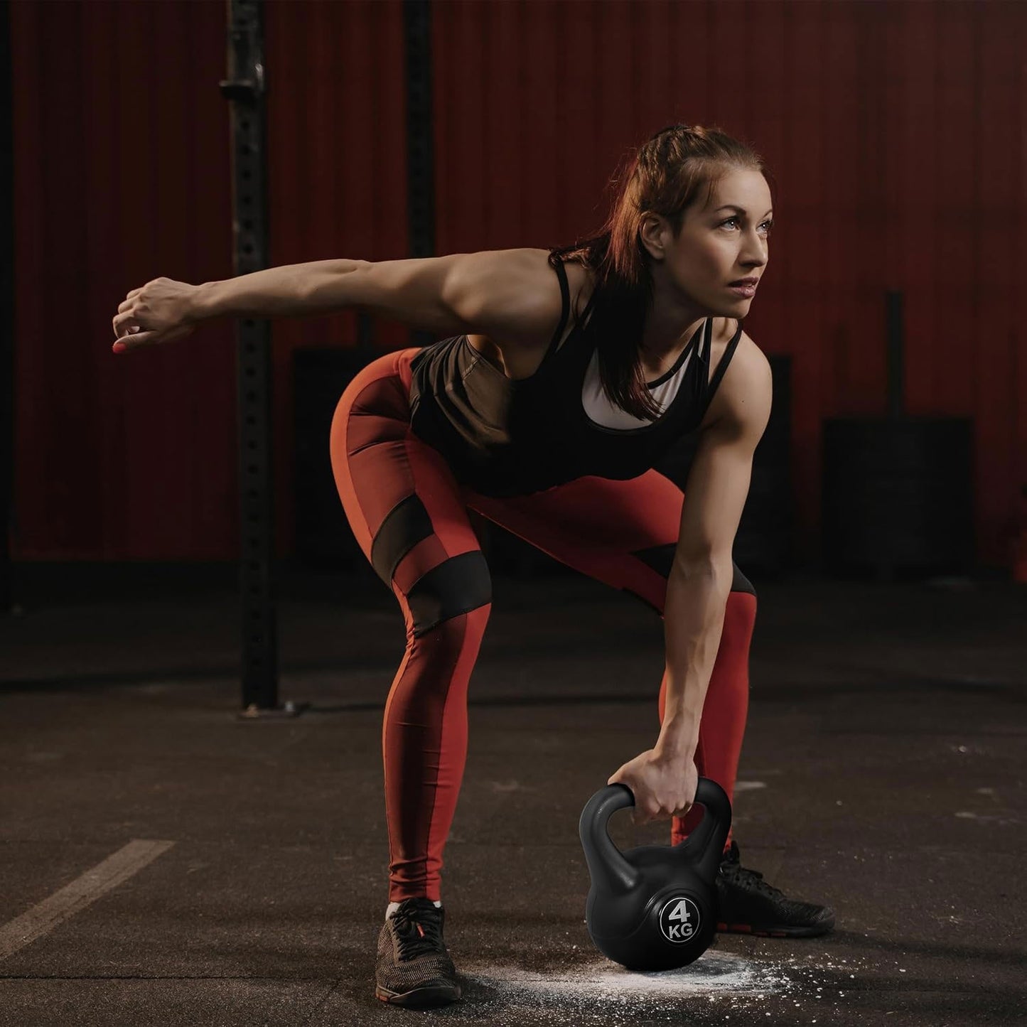 Kettlebell 4 kg for exercise, dumbbell, weight ball, fitness load, ModernHome