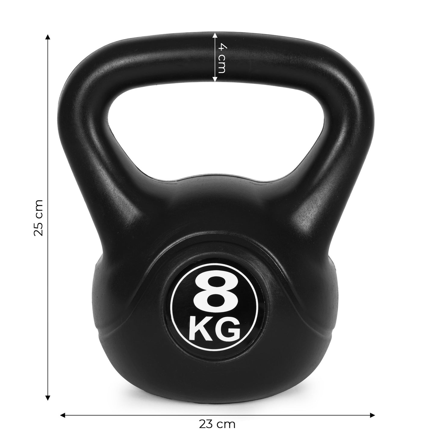 Kettlebell 8 kg for exercise, dumbbell, weight ball, fitness load, ModernHome