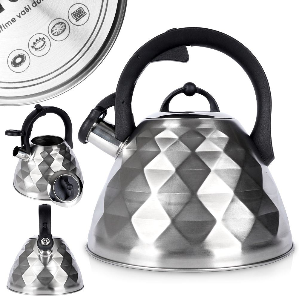 Kettle in Stainless Steel for All Stoves