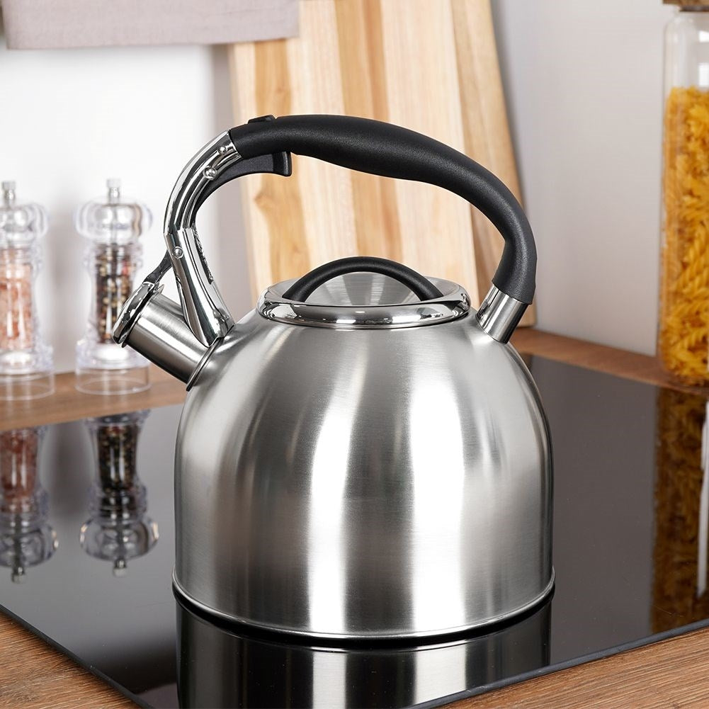 Kettle in Stainless Steel with Automatic Whistle