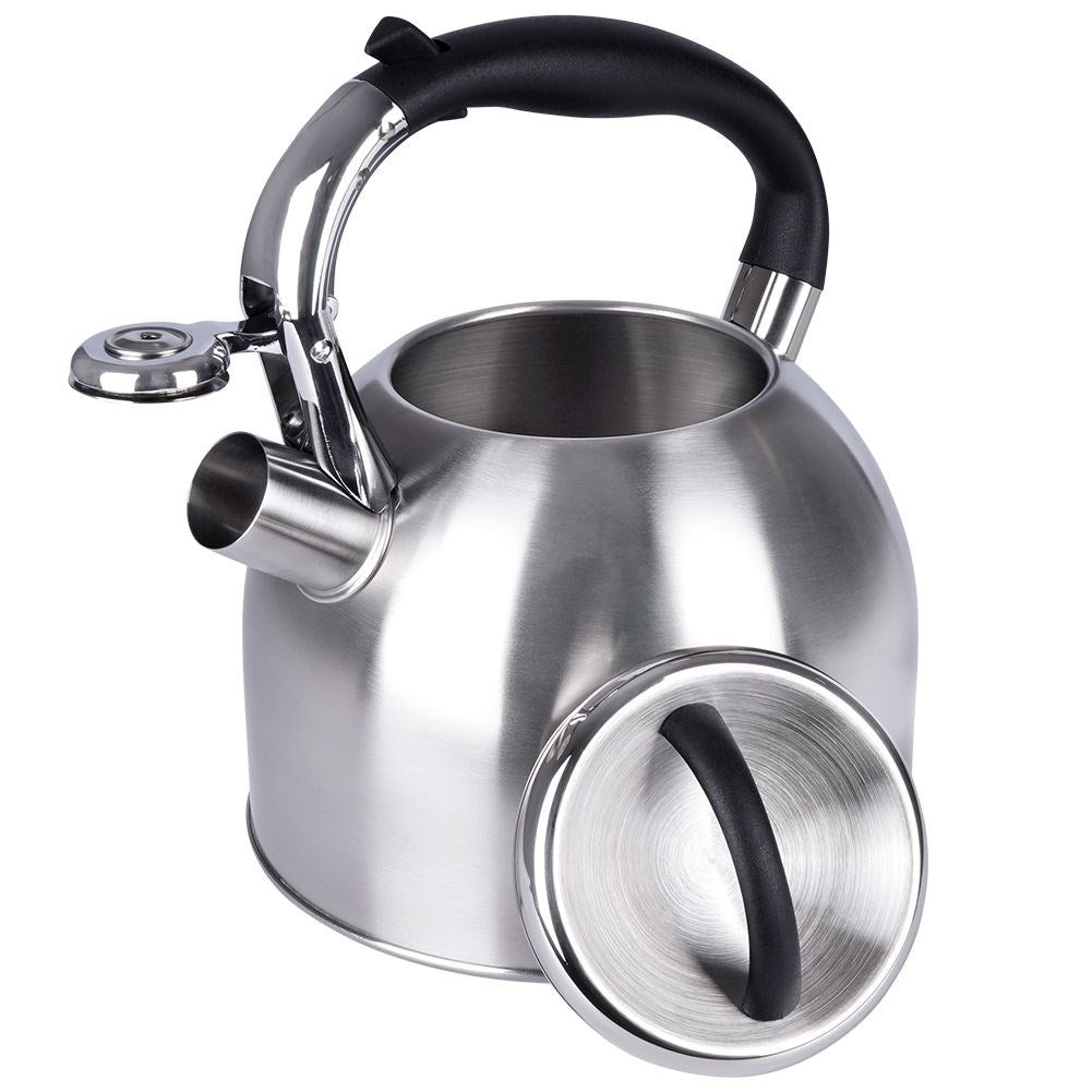 Kettle in Stainless Steel with Automatic Whistle