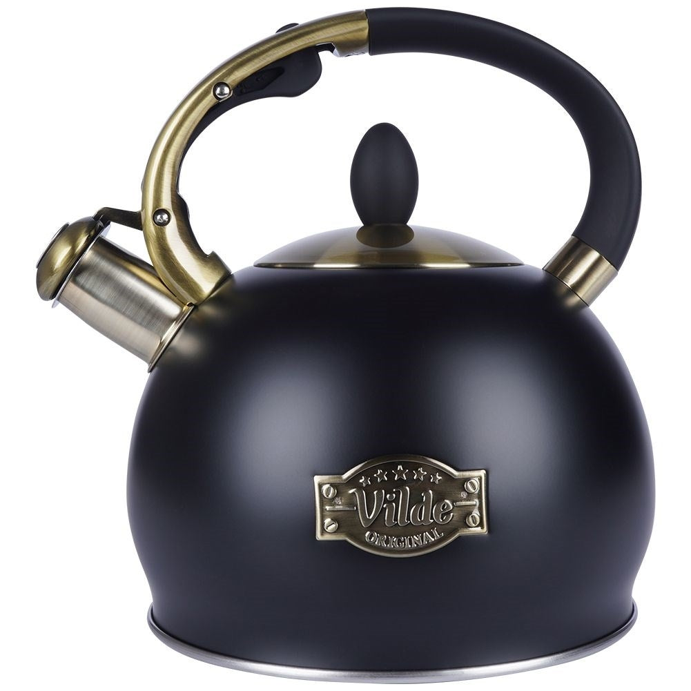 Kettle in Stainless Steel with Automatic Whistle