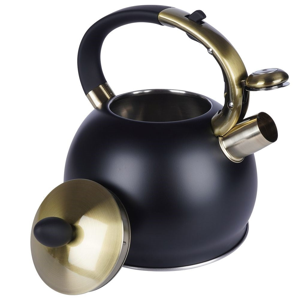 Kettle in Stainless Steel with Automatic Whistle