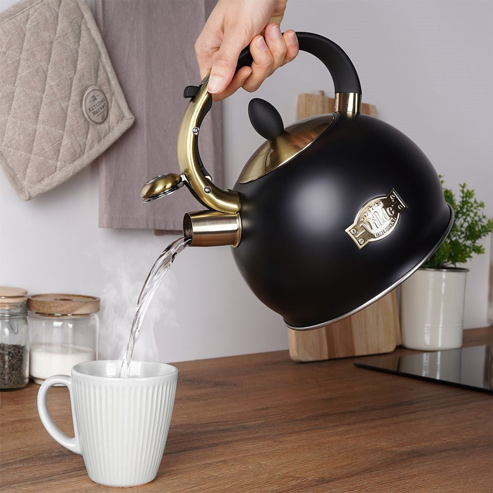 Kettle in Stainless Steel with Automatic Whistle