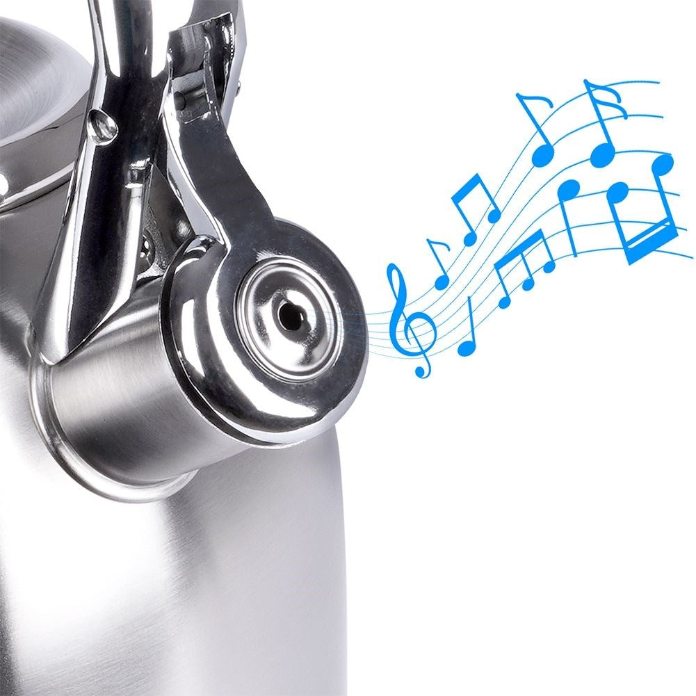 Kettle in Stainless Steel with Automatic Whistle