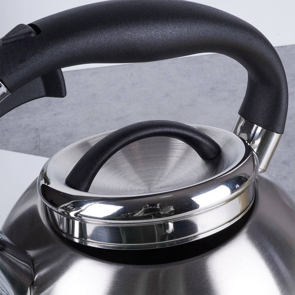 Kettle in Stainless Steel with Automatic Whistle