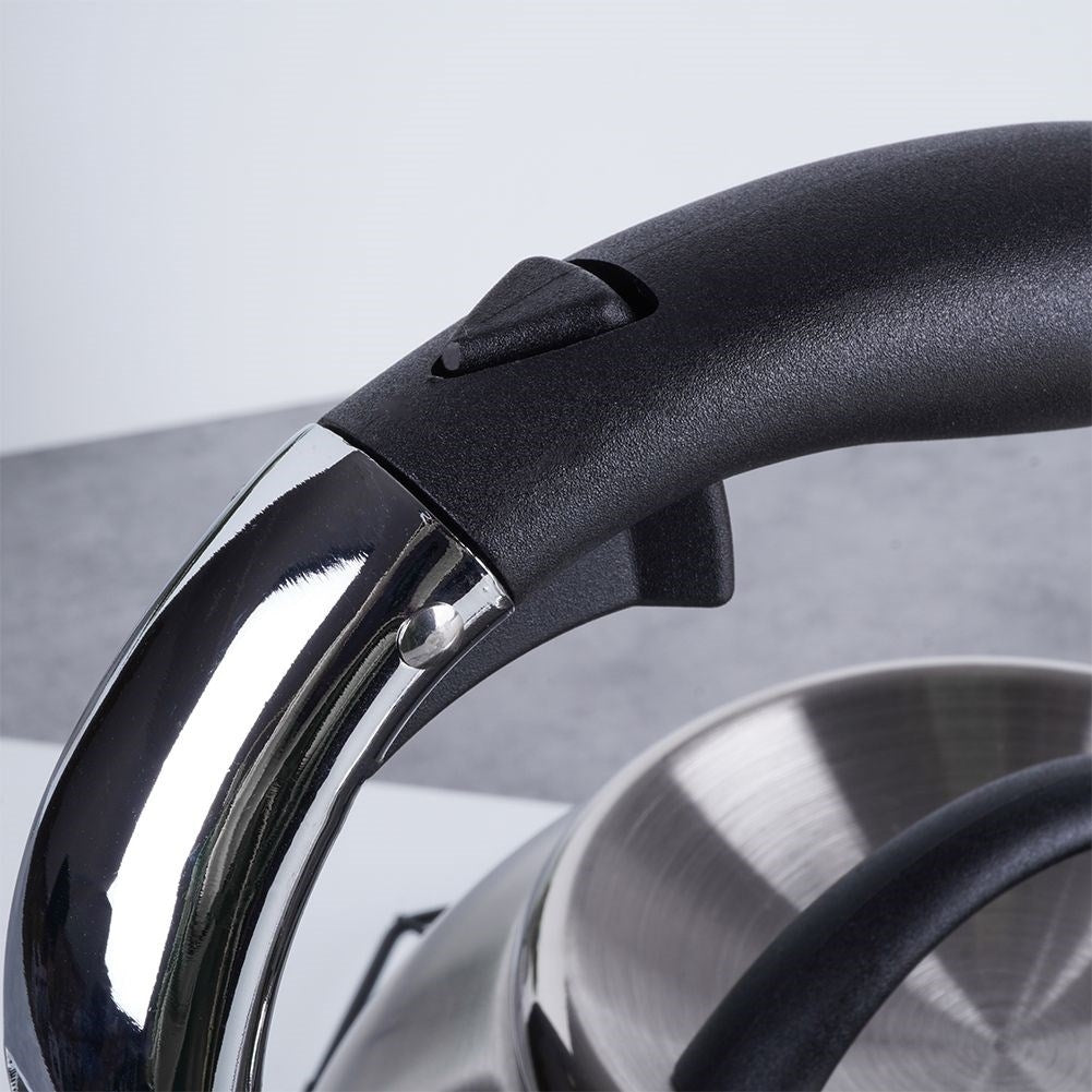 Kettle in Stainless Steel with Automatic Whistle