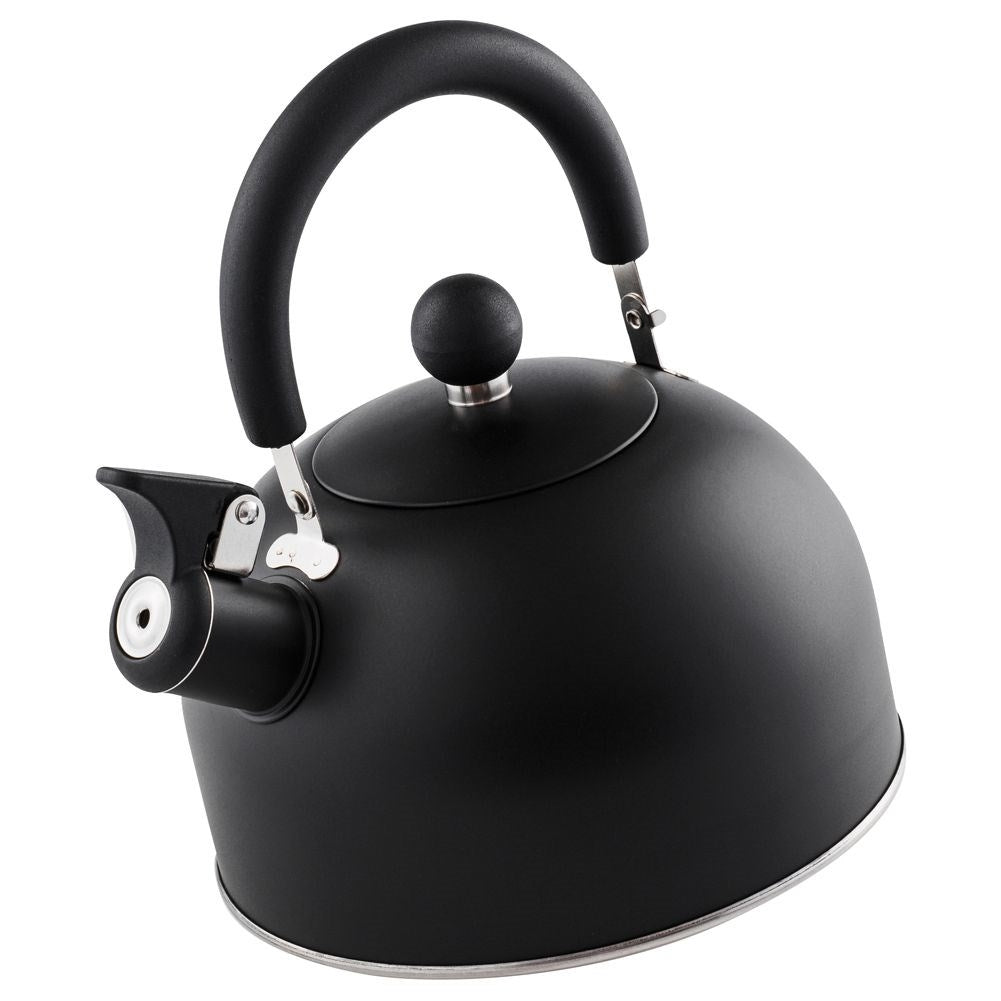 Kettle in Stainless Steel with Tiltable Whistle