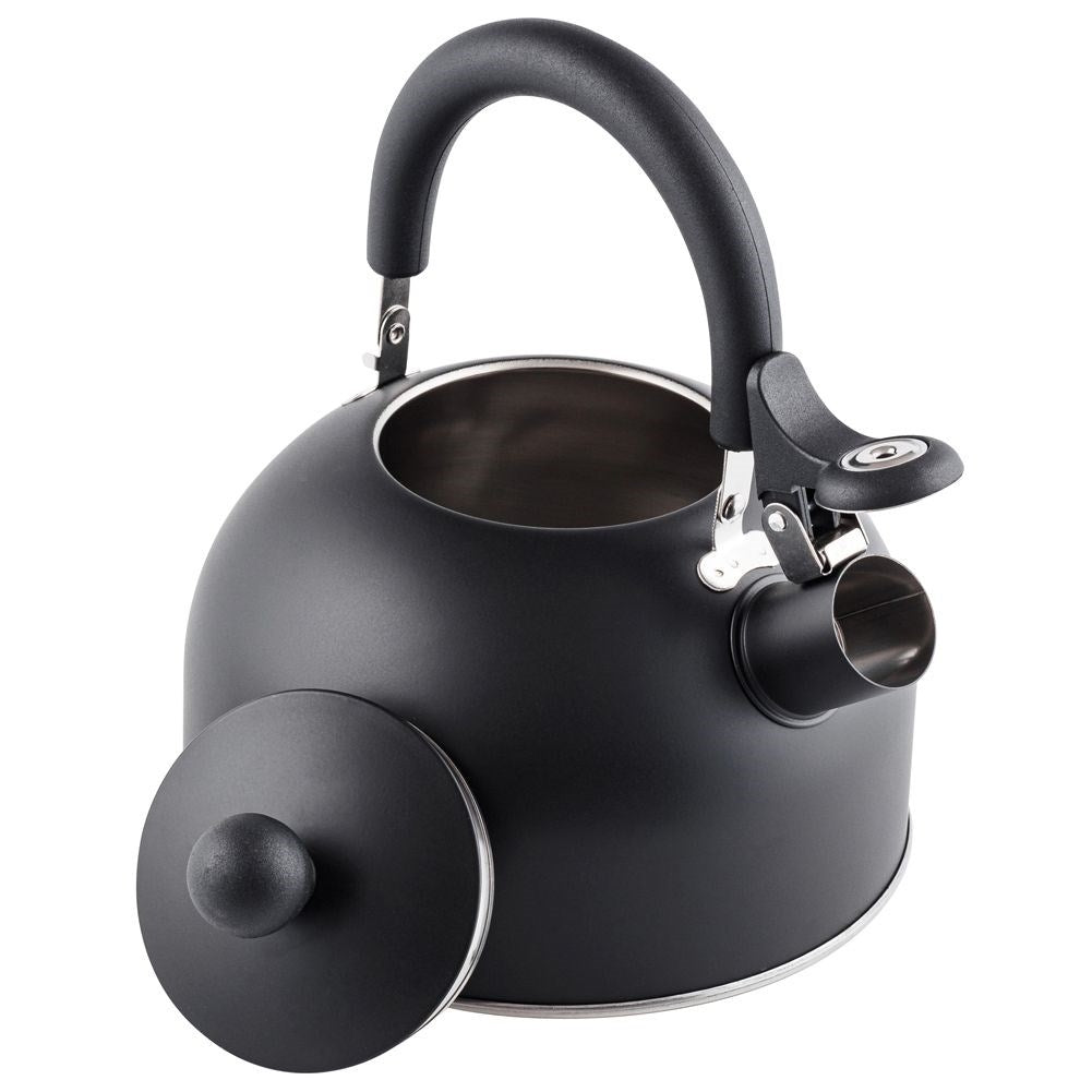 Kettle in Stainless Steel with Tiltable Whistle