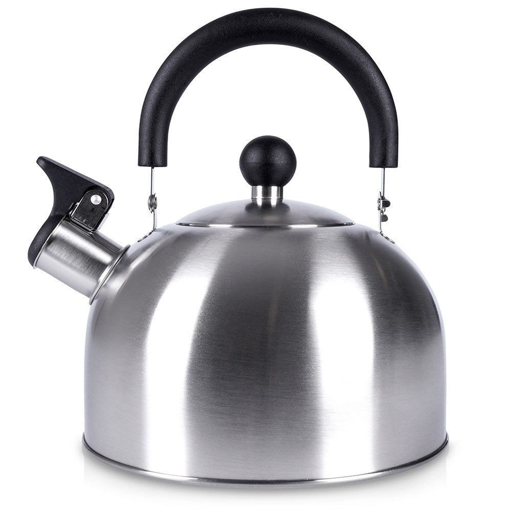 Kettle in Stainless Steel with Whistle and Nylon Handle