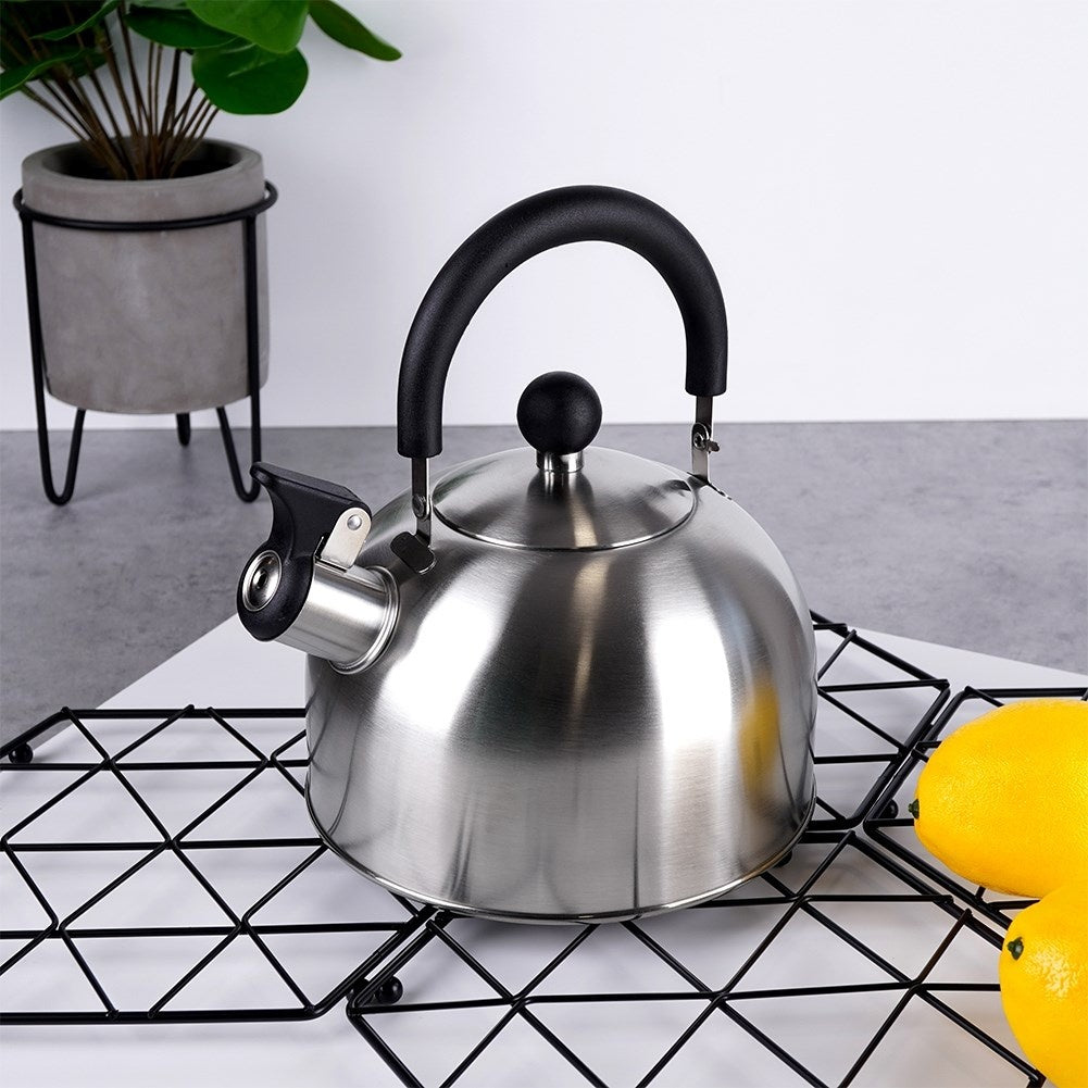 Kettle in Stainless Steel with Whistle and Nylon Handle