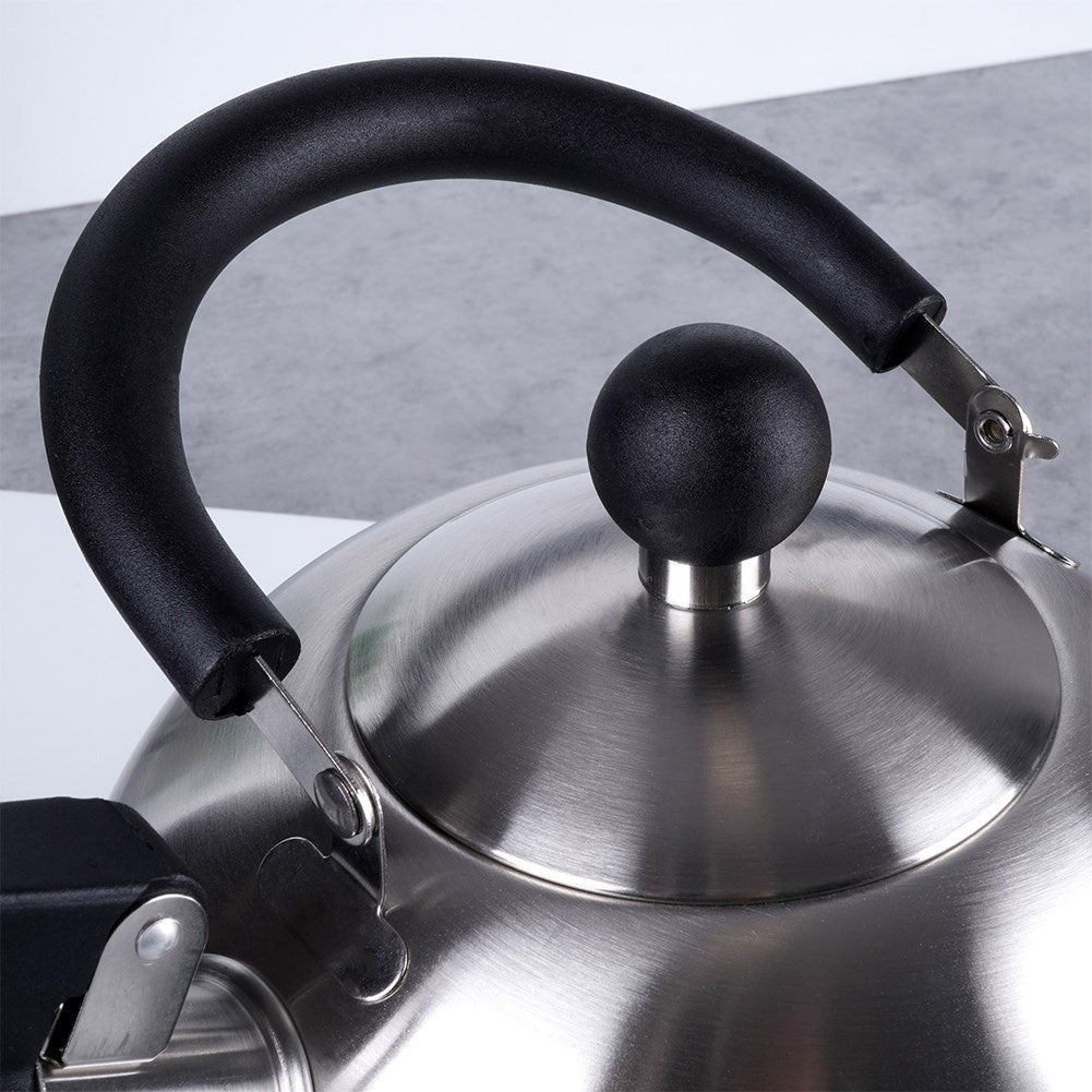 Kettle in Stainless Steel with Whistle and Nylon Handle