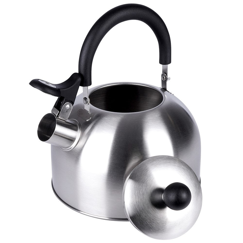 Kettle in Stainless Steel with Whistle and Nylon Handle