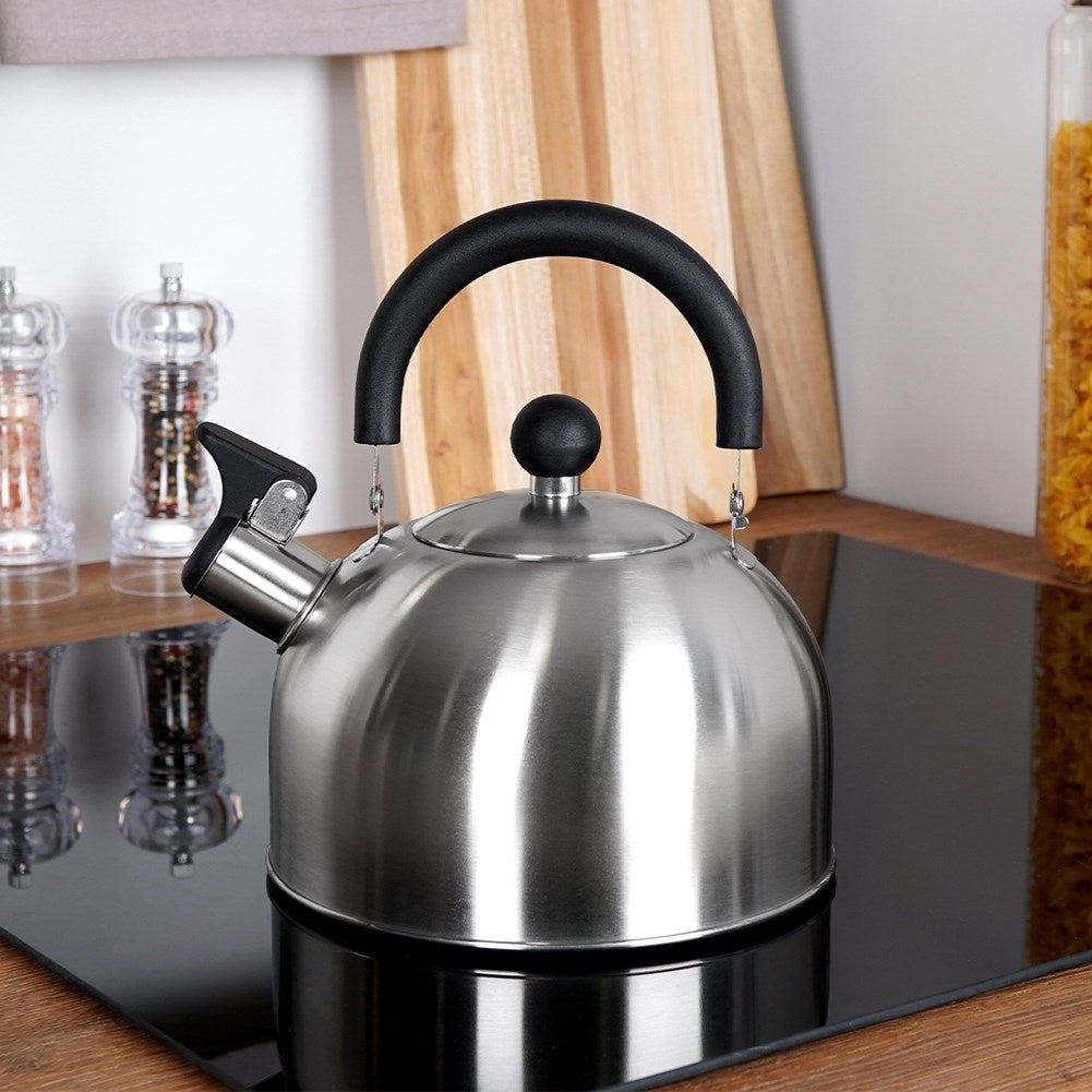 Kettle in Stainless Steel with Whistle and Nylon Handle