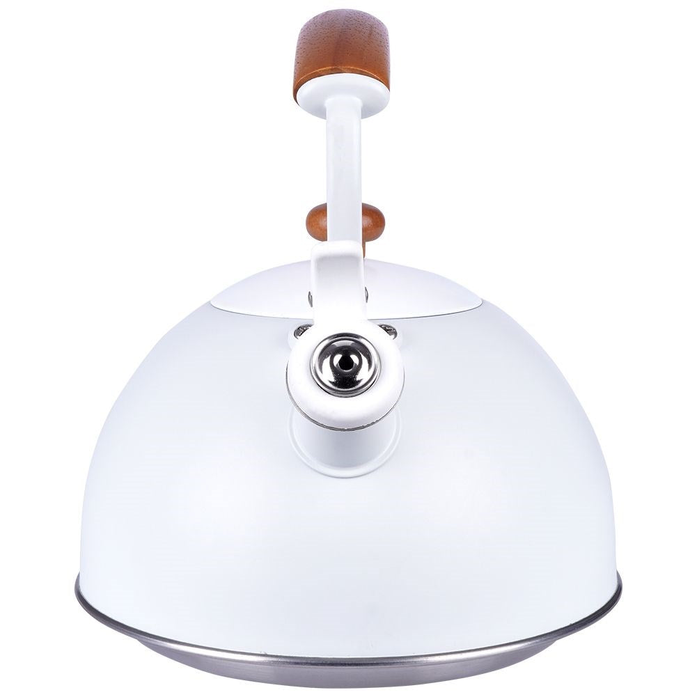 Kettle with whistle, steel, gray, WHITELINE, 2.9 l