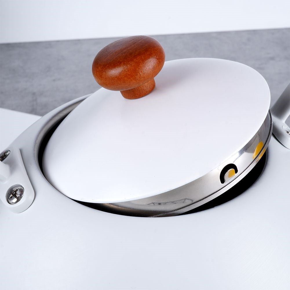 Kettle with whistle, steel, gray, WHITELINE, 2.9 l
