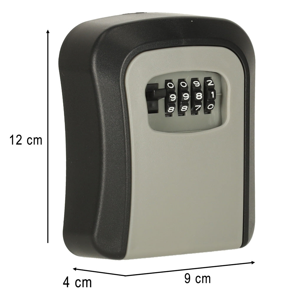 Key Lock Box Wall-Mount Safe with Code Lock