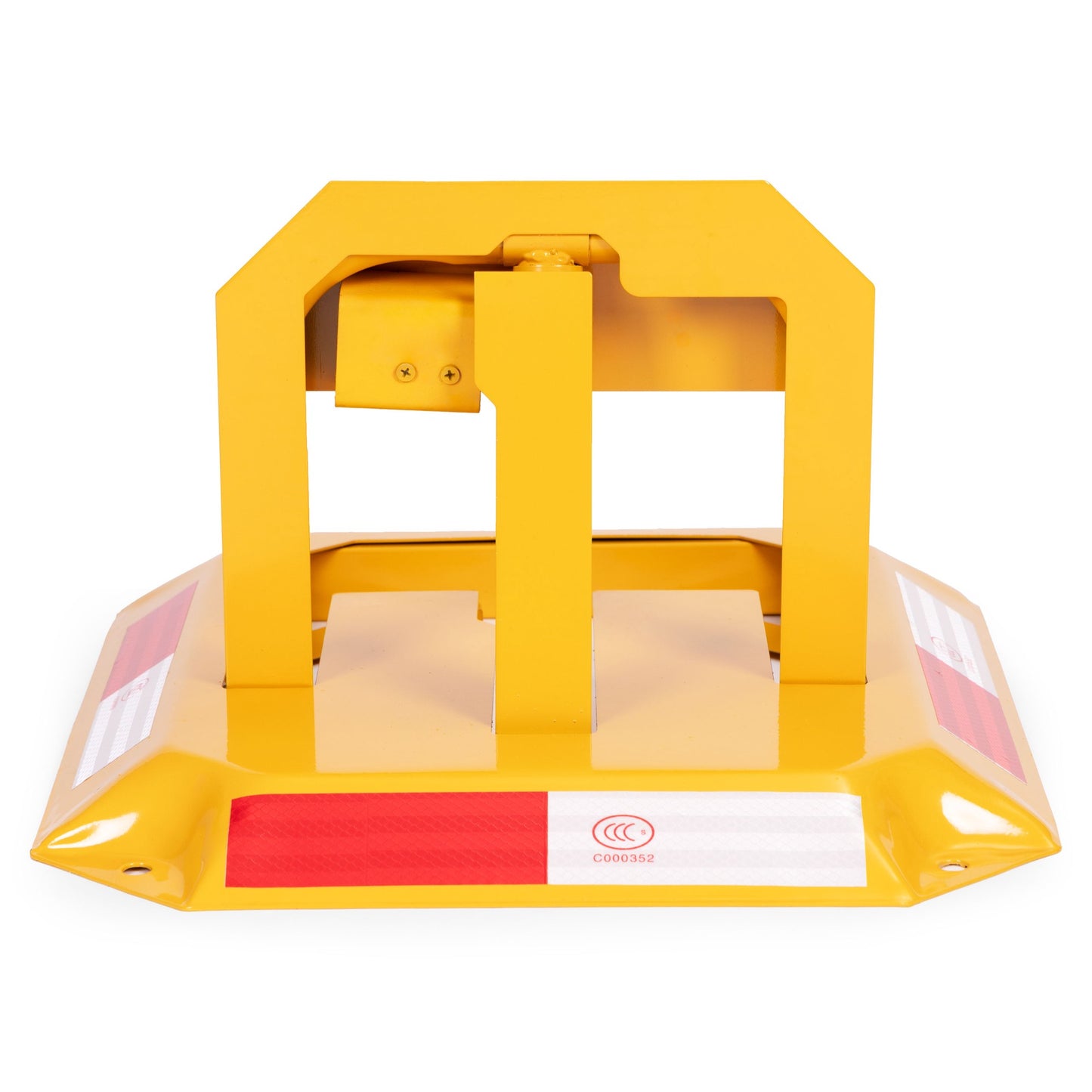 Key-Operated Folding Parking Lock, 30 cm, Reflective