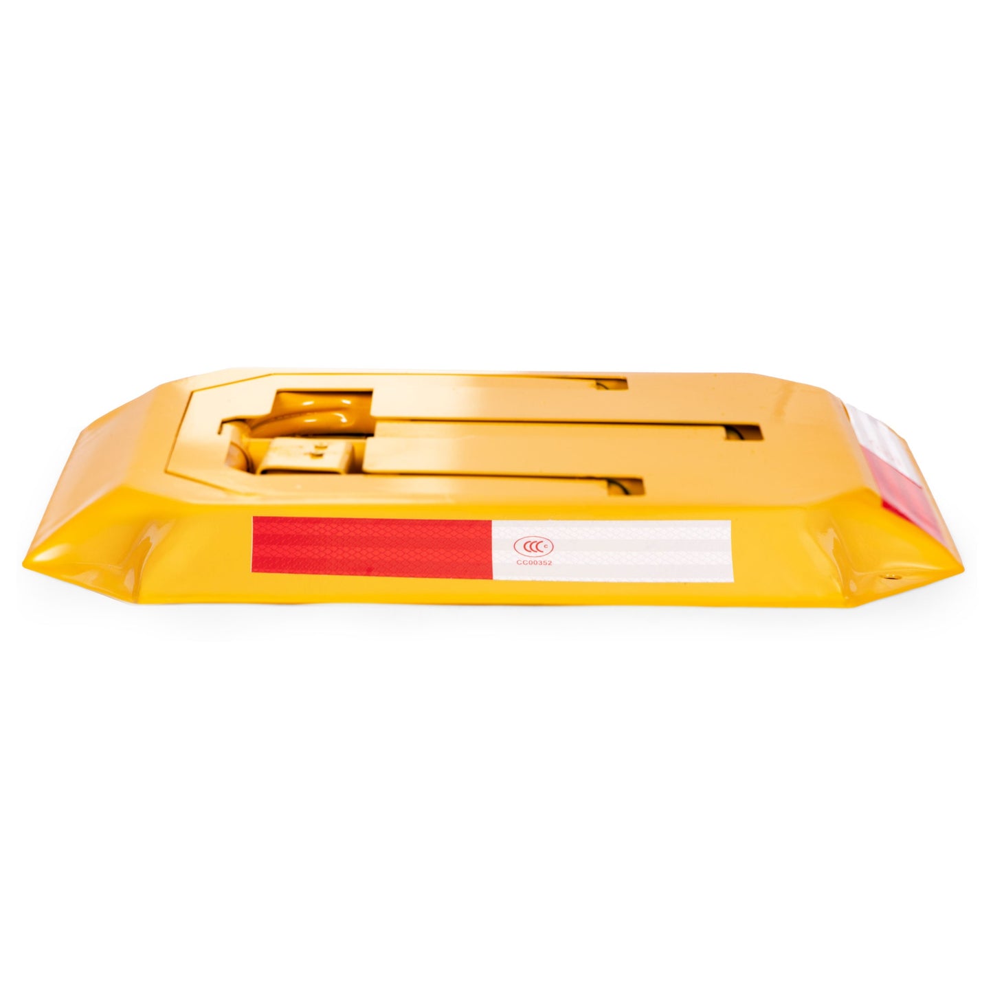 Key-Operated Folding Parking Lock, 30 cm, Reflective