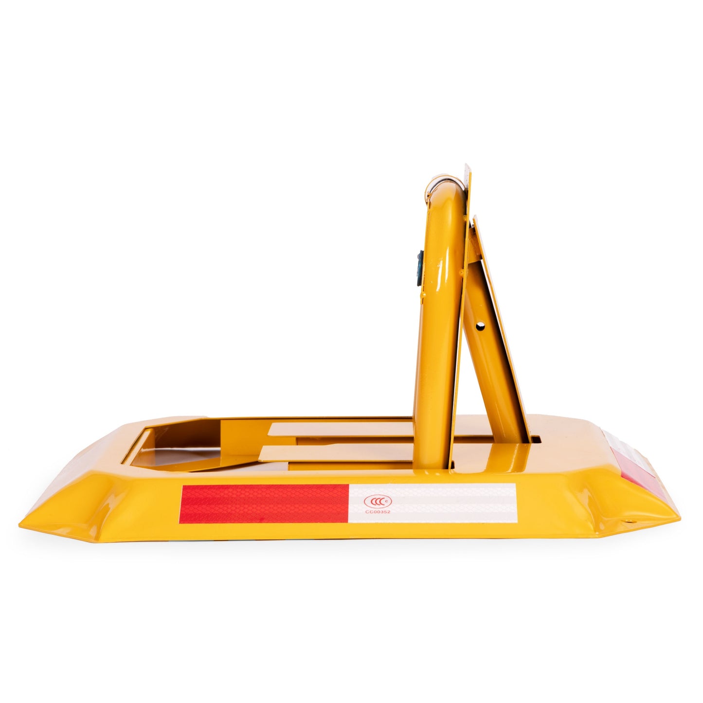 Key-Operated Folding Parking Lock, 30 cm, Reflective