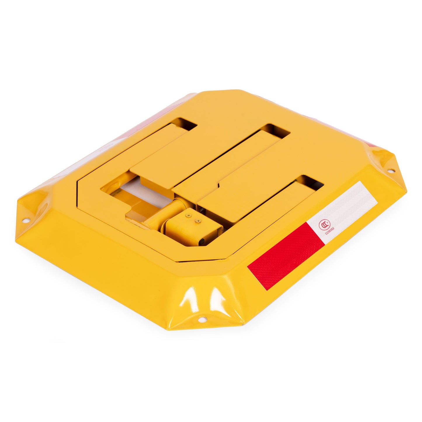 Key-Operated Folding Parking Lock, 30 cm, Reflective