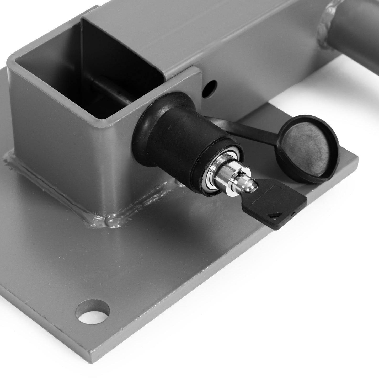 Key-Operated Folding Parking Lock, 50 cm, Reflective