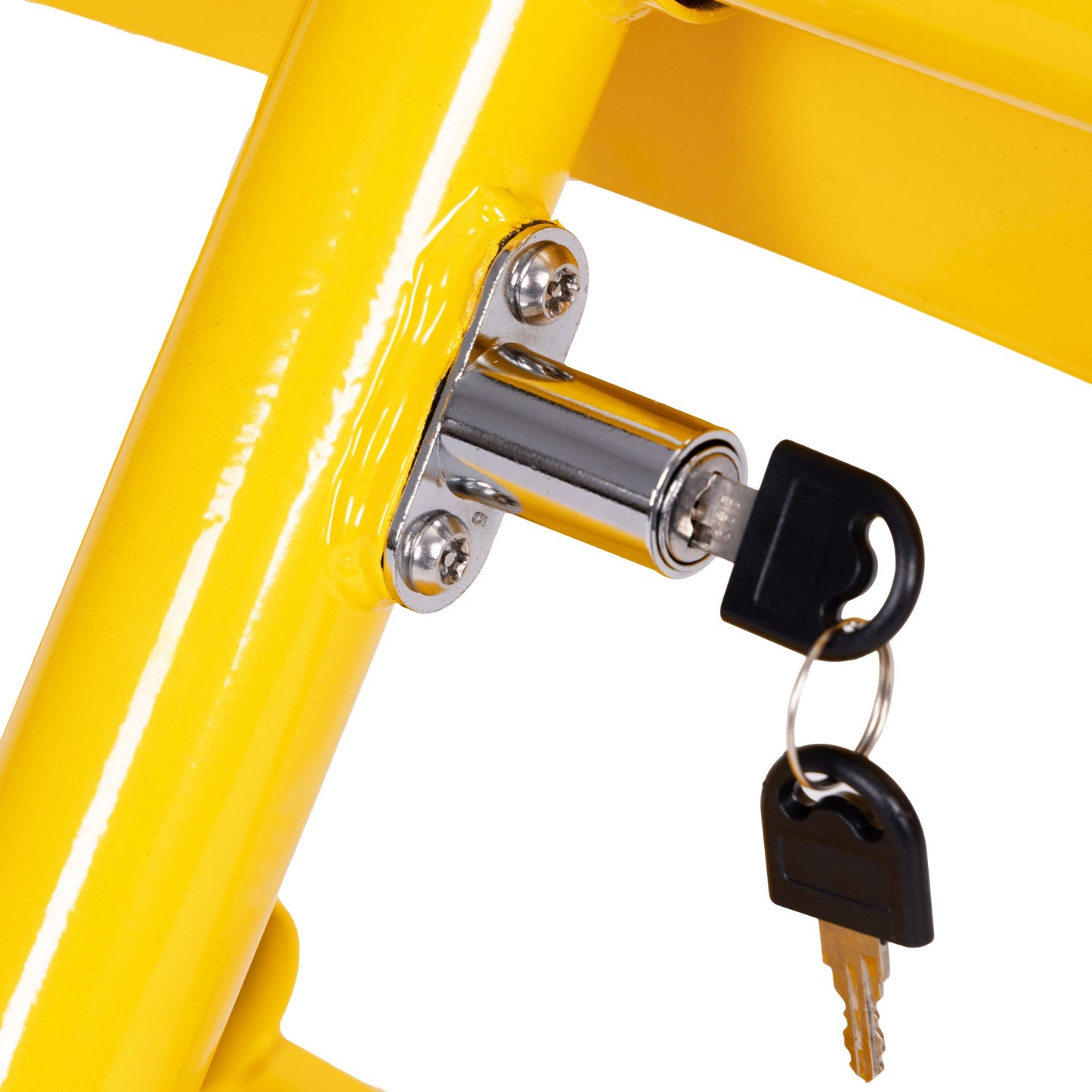 Key-Operated Folding Parking Lock, Iron, 40 cm