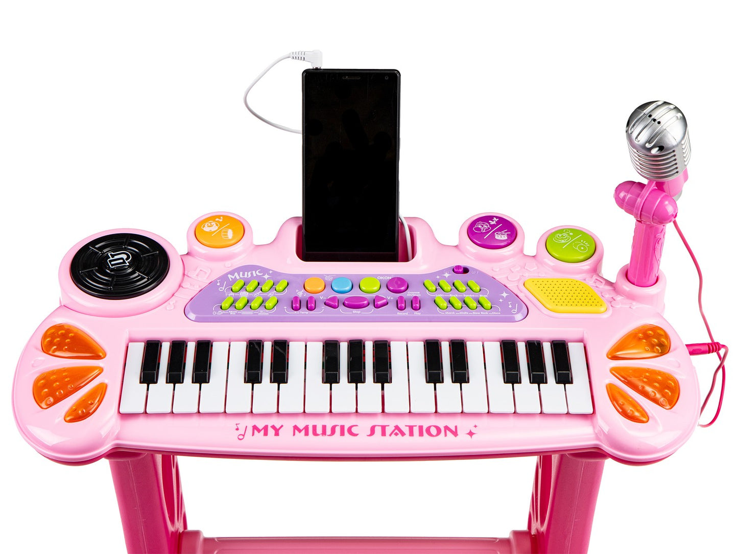 Keyboard organ piano with microphone mp3