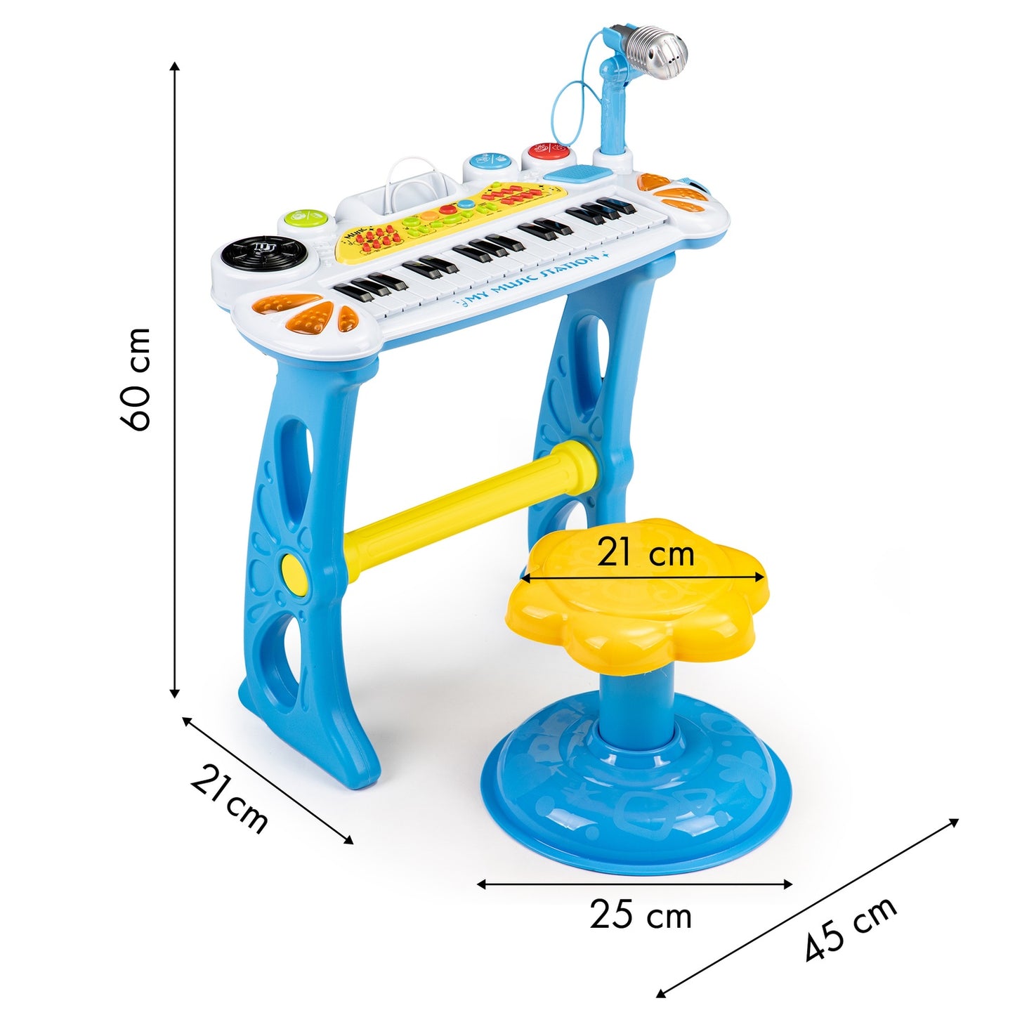 Keyboard organ piano with microphone mp3