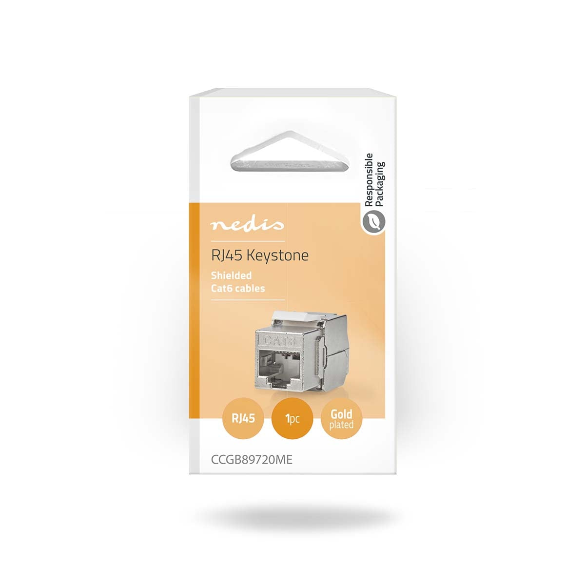 Keystone | CAT6 | RJ45 Female | S/FTP | Metal | Box