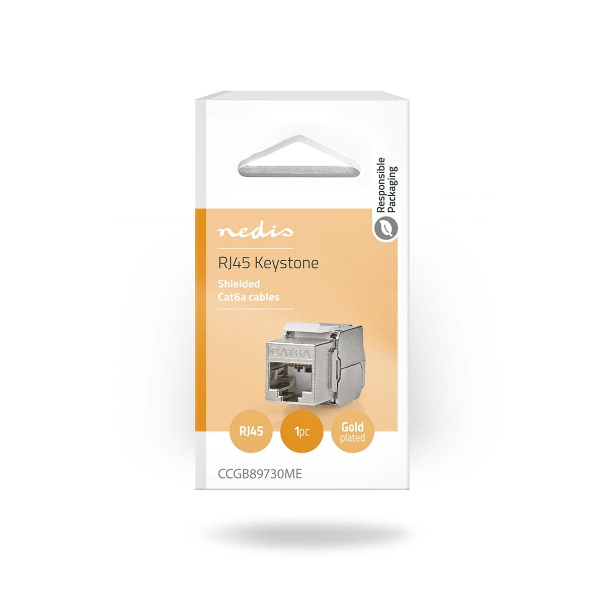 Keystone | CAT6a | RJ45 Female | S/FTP | Metal | Box