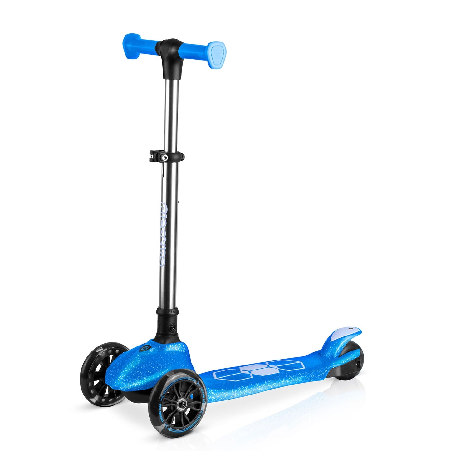 Kids' 3-Wheel Balance Scooter with LED Lights, Blue