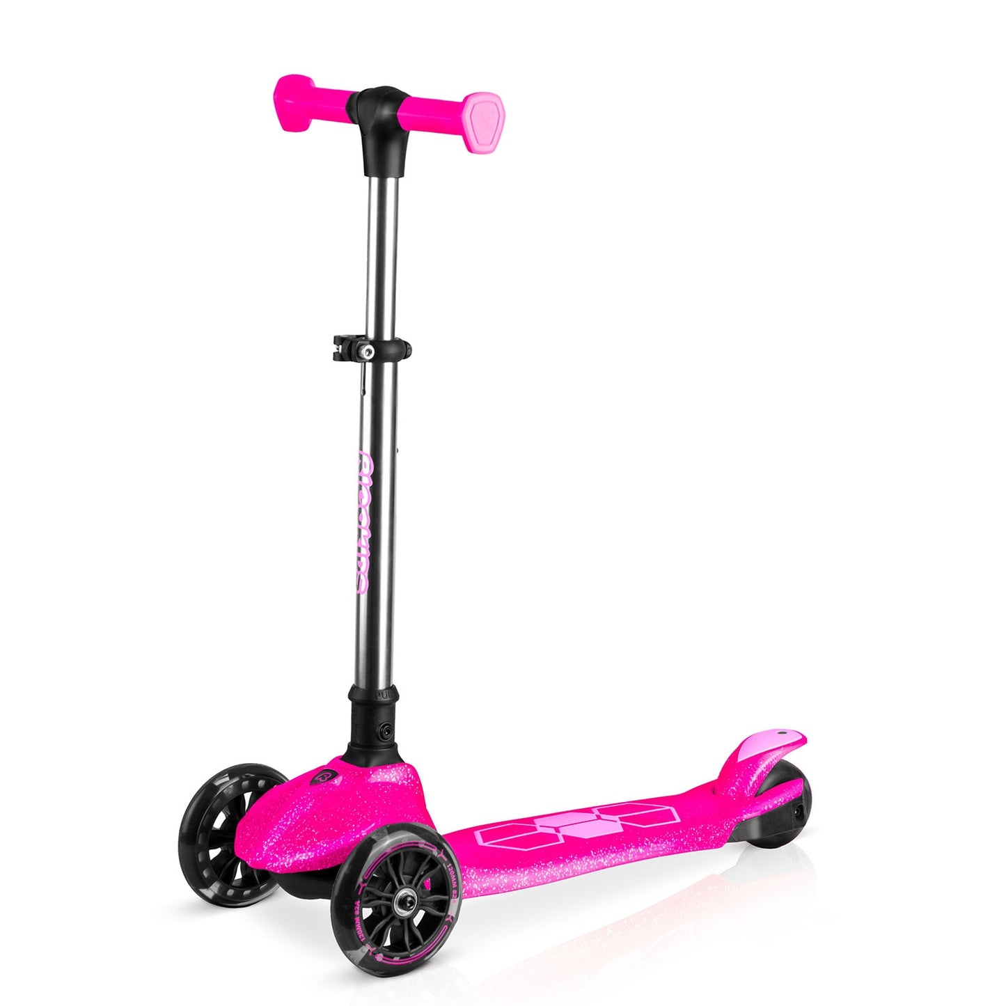 Kids' 3-Wheel Balance Scooter with LED Lights, Pink