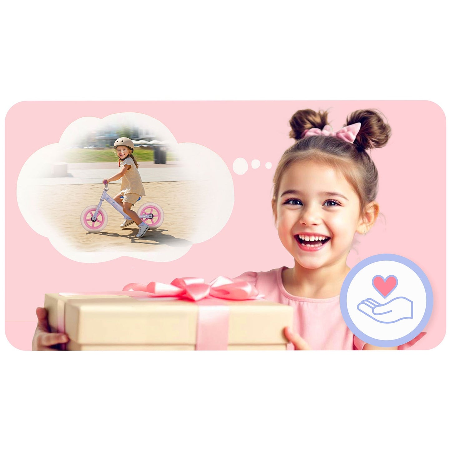 Kids' Balance Bike – Adjustable, Lightweight Design