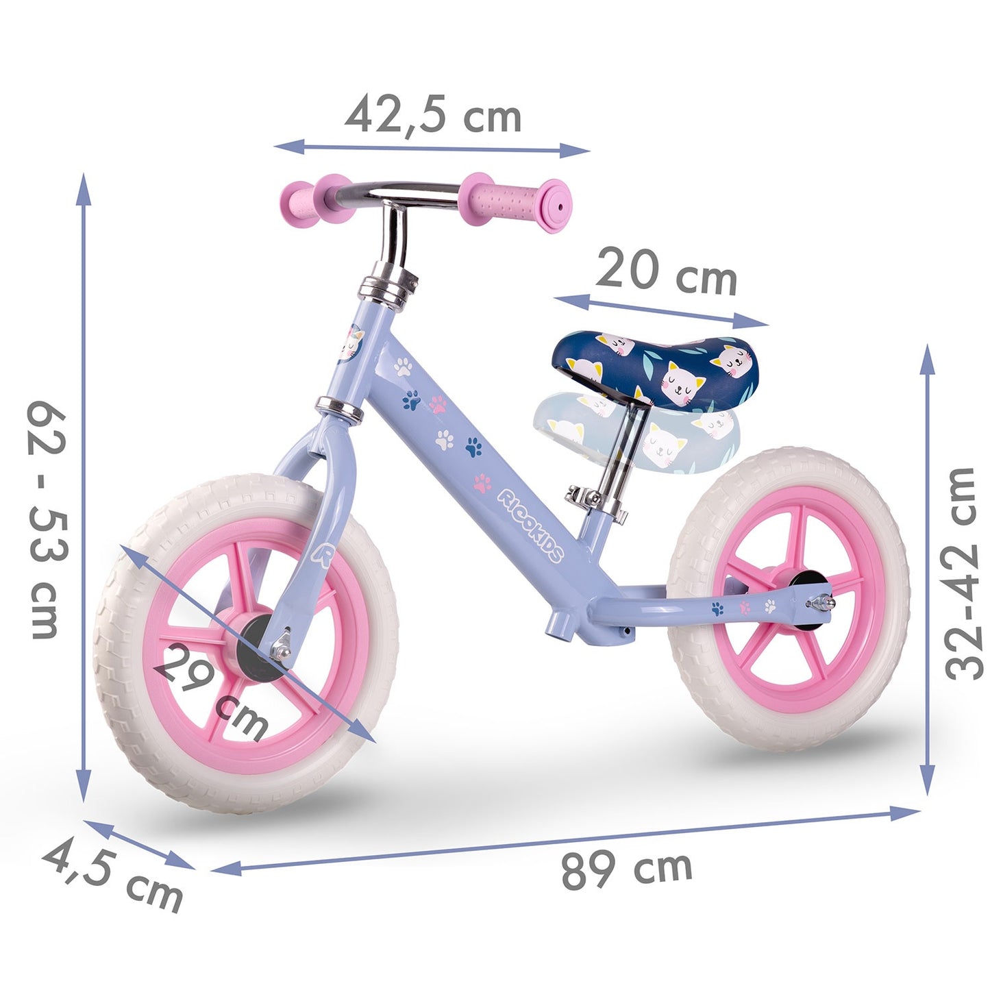 Kids' Balance Bike – Adjustable, Lightweight Design