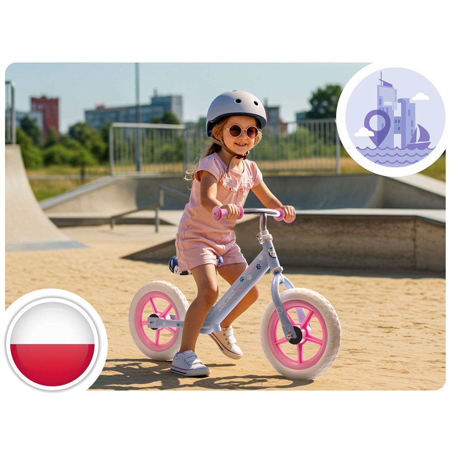 Kids' Balance Bike – Adjustable, Lightweight Design