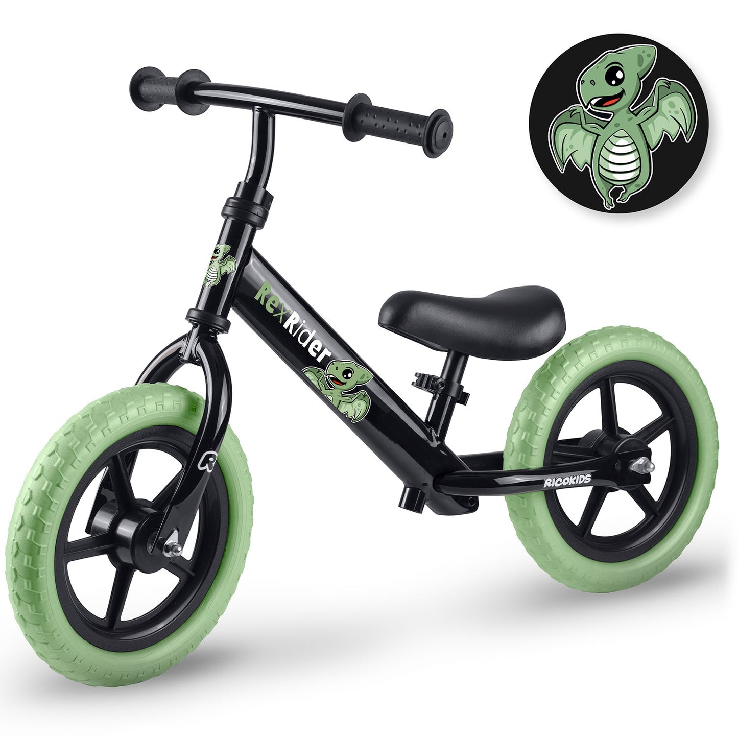 Kids' Balance Bike, Adjustable Seat, Lightweight