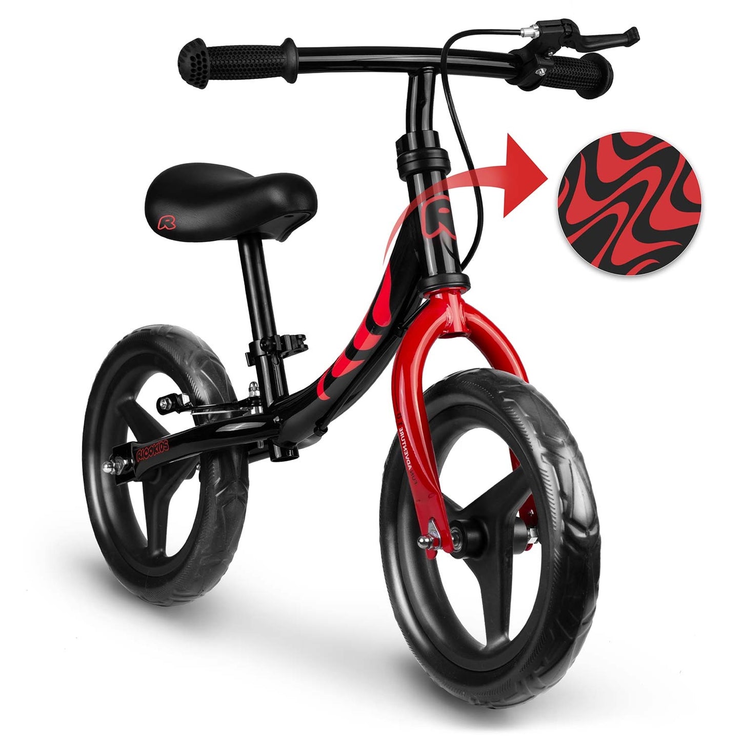 Kids' Balance Bike, Lightweight, Adjustable Seat