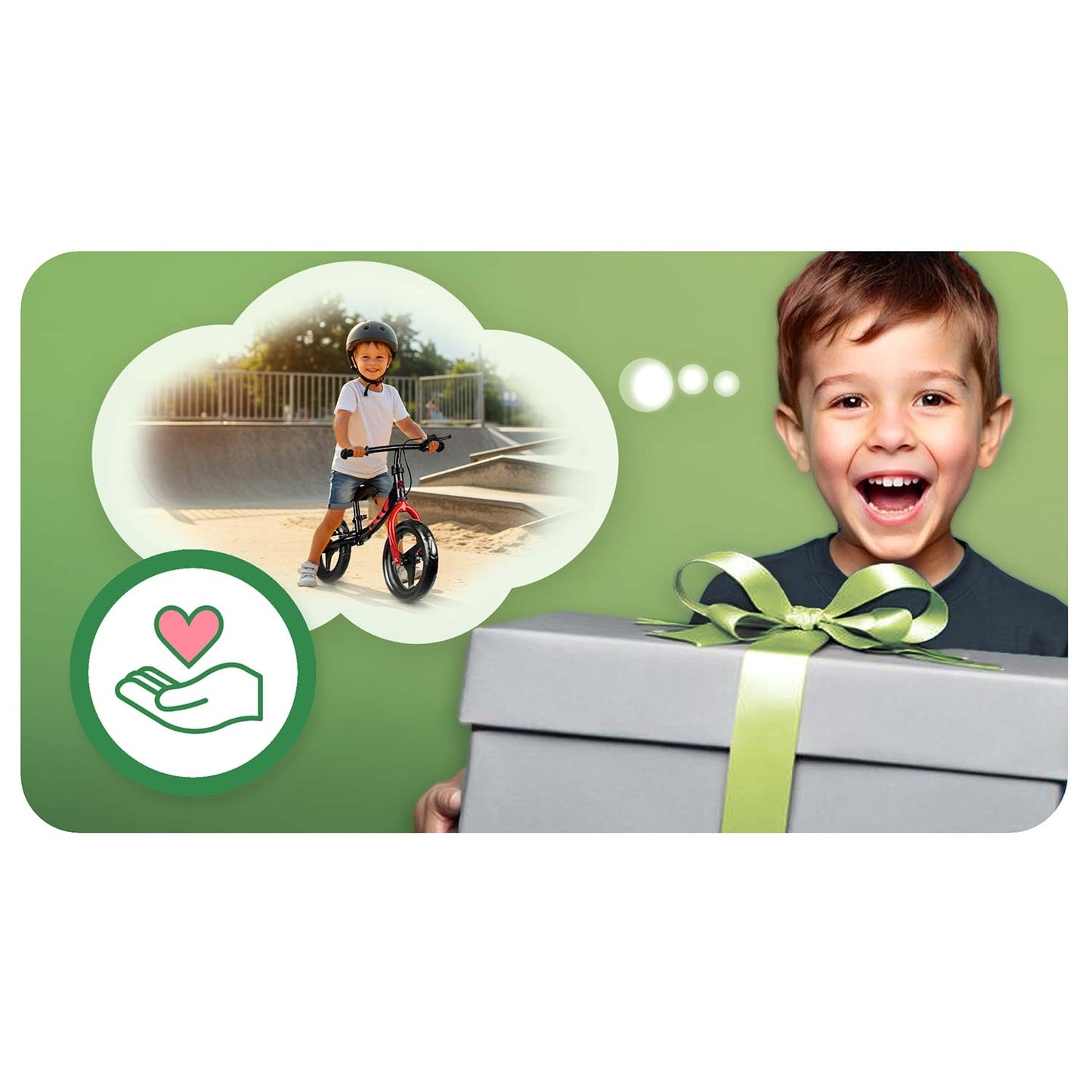 Kids' Balance Bike, Lightweight, Adjustable Seat