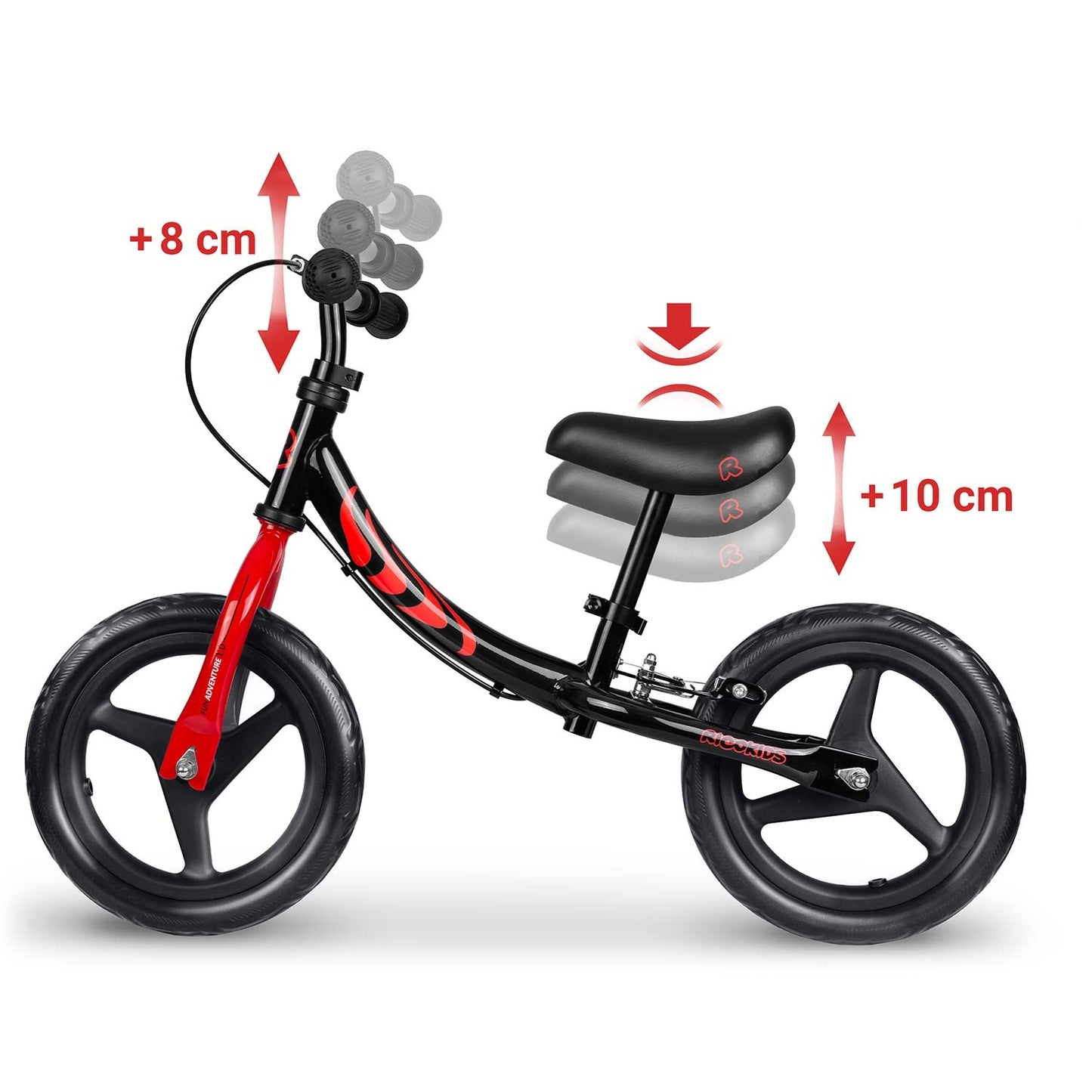 Kids' Balance Bike, Lightweight, Adjustable Seat
