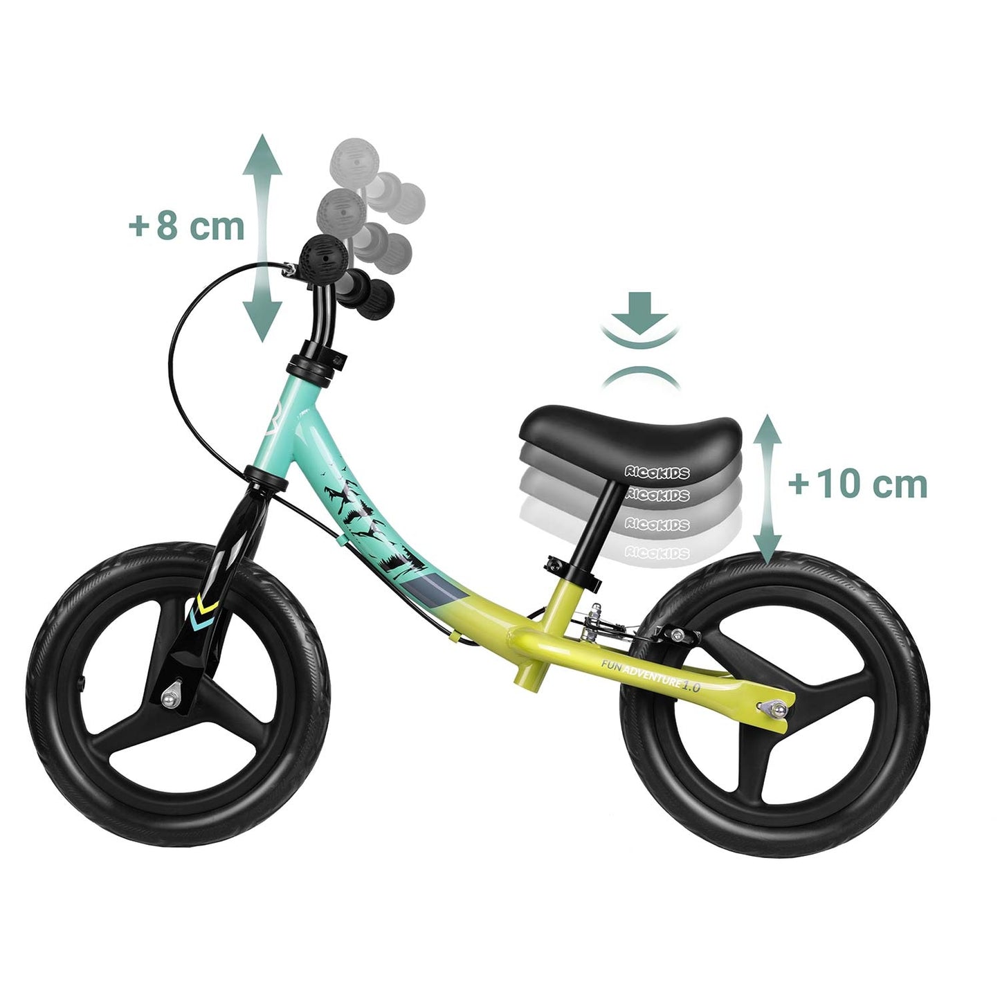 Kids Balance Bike – Lightweight, Adjustable Seat