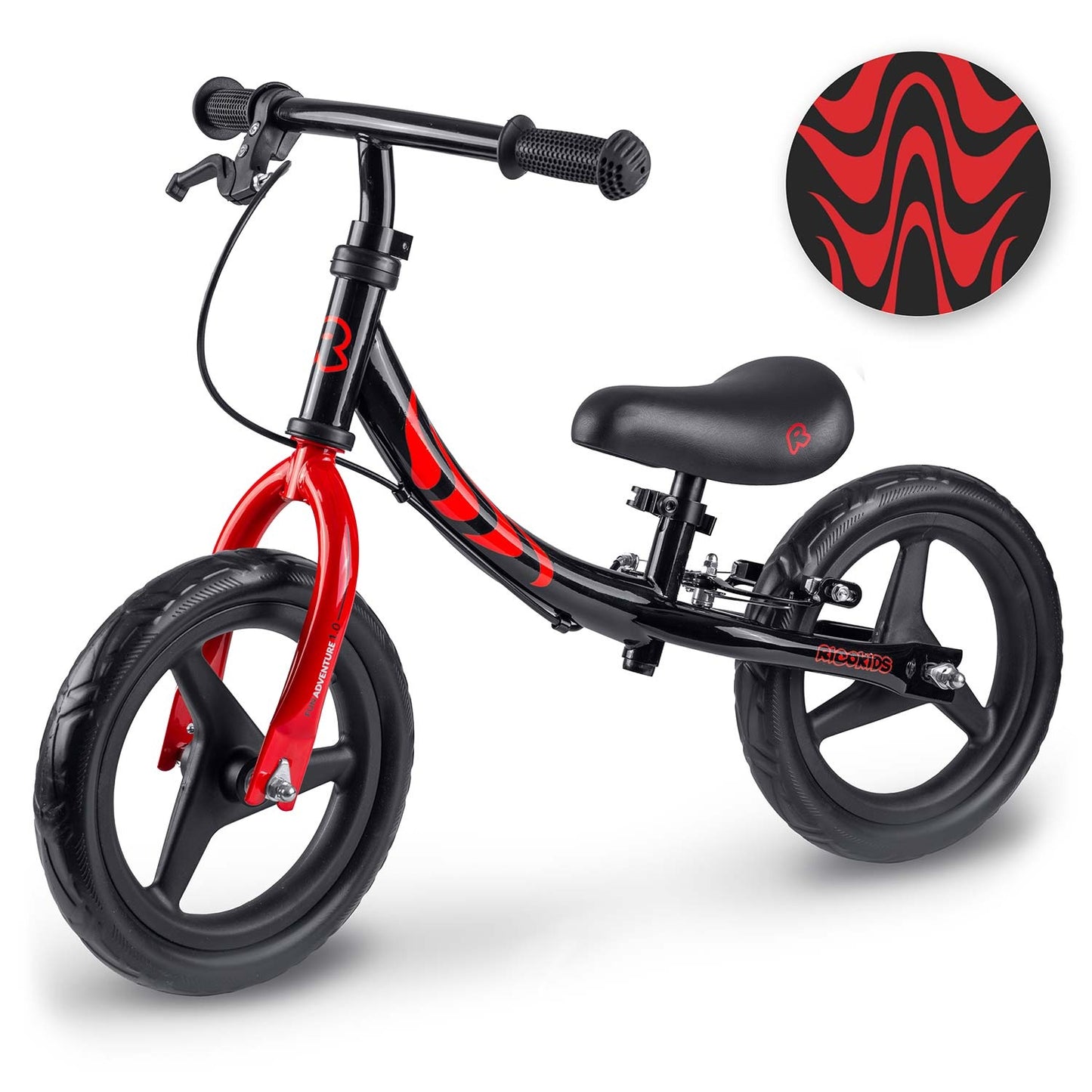 Kids' Balance Bike, Lightweight, Adjustable Seat